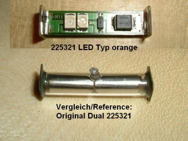 Stroboskoplampe LED orange